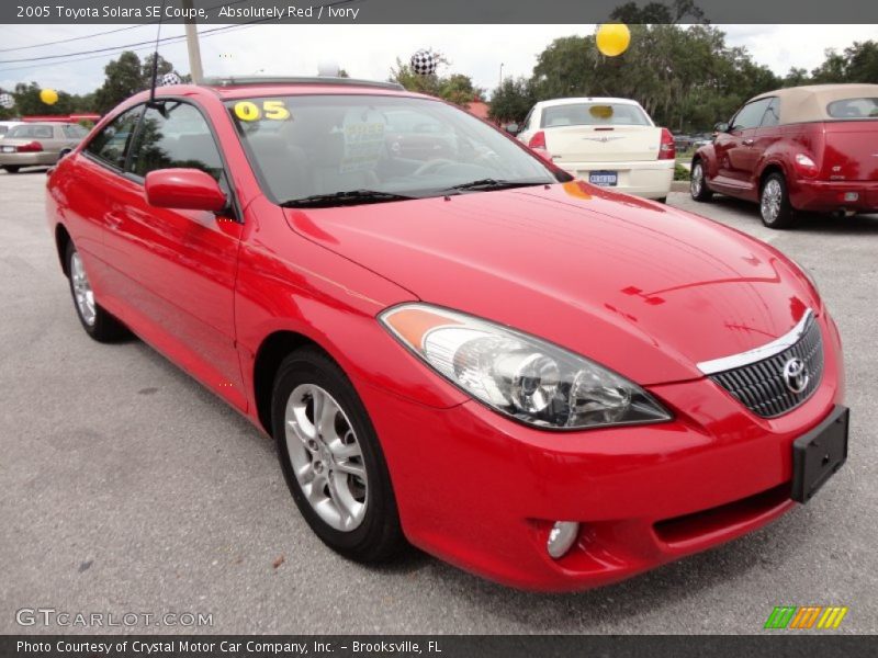 Absolutely Red / Ivory 2005 Toyota Solara SE Coupe
