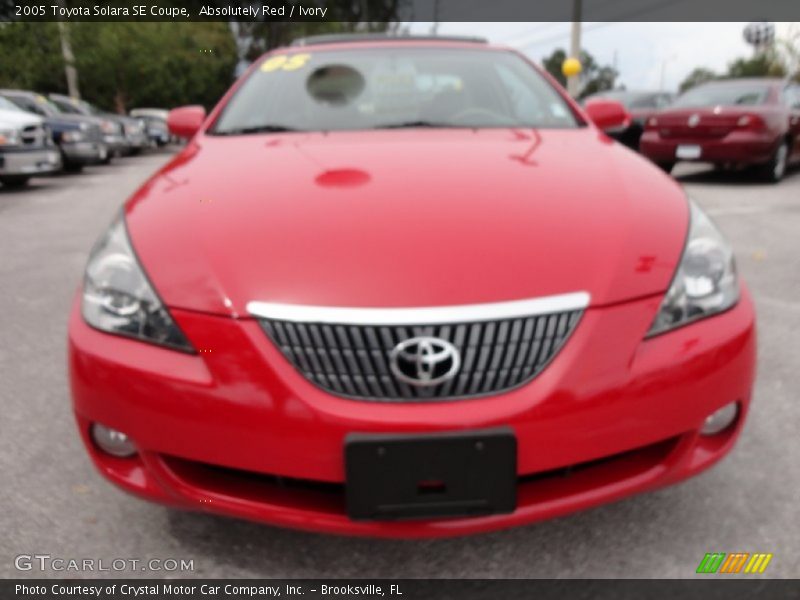 Absolutely Red / Ivory 2005 Toyota Solara SE Coupe