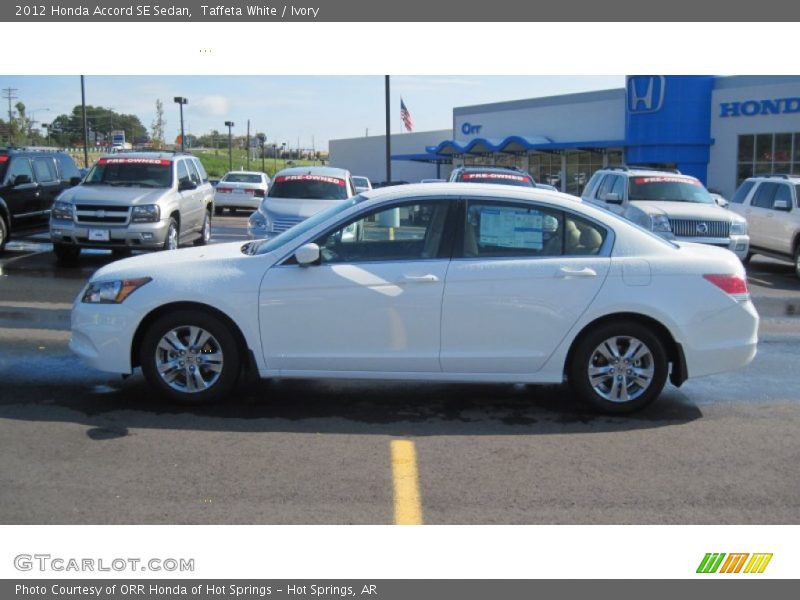 Taffeta White / Ivory 2012 Honda Accord SE Sedan