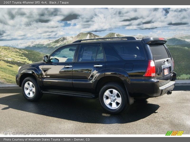 Black / Taupe 2007 Toyota 4Runner SR5 4x4