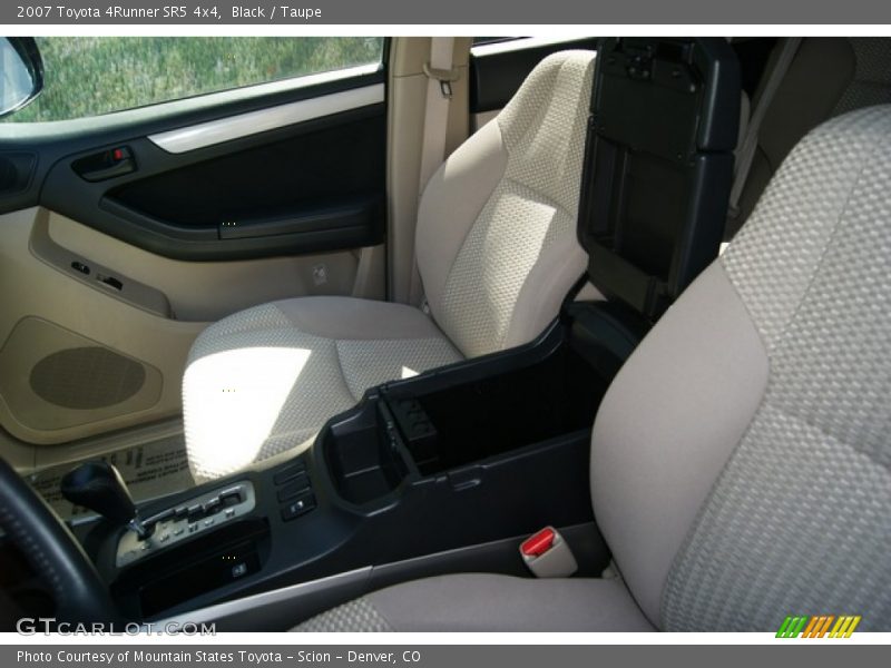 Black / Taupe 2007 Toyota 4Runner SR5 4x4