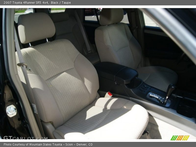 Black / Taupe 2007 Toyota 4Runner SR5 4x4