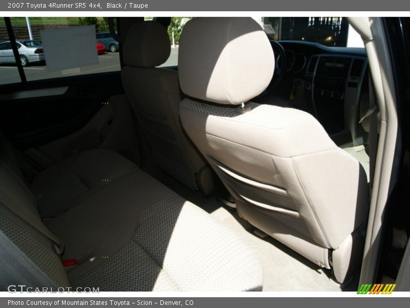 Black / Taupe 2007 Toyota 4Runner SR5 4x4