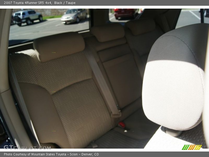 Black / Taupe 2007 Toyota 4Runner SR5 4x4