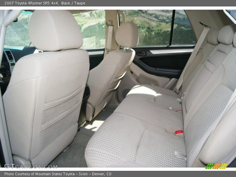 Black / Taupe 2007 Toyota 4Runner SR5 4x4