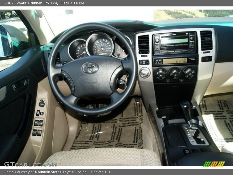 Black / Taupe 2007 Toyota 4Runner SR5 4x4