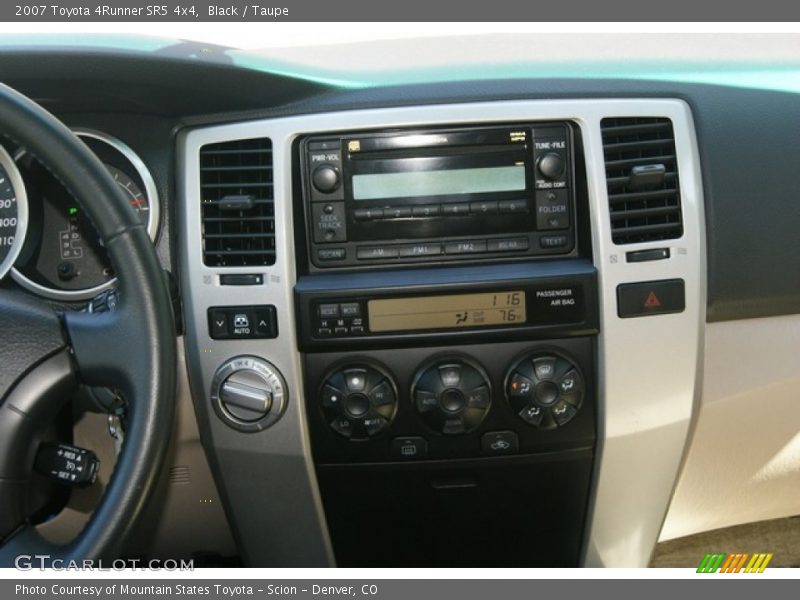 Black / Taupe 2007 Toyota 4Runner SR5 4x4