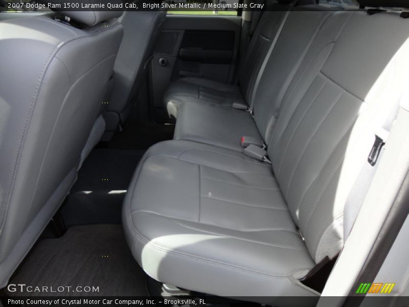 Bright Silver Metallic / Medium Slate Gray 2007 Dodge Ram 1500 Laramie Quad Cab