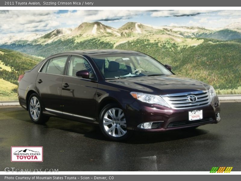 Sizzling Crimson Mica / Ivory 2011 Toyota Avalon