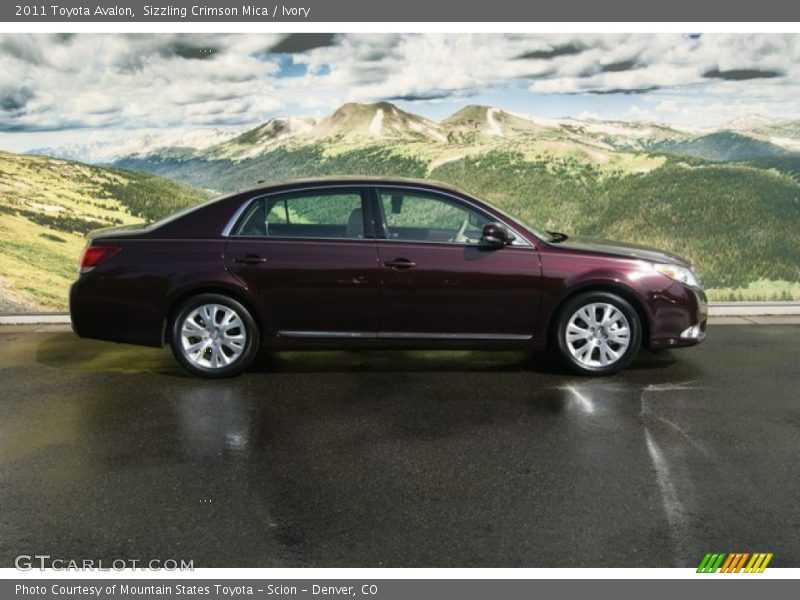 Sizzling Crimson Mica / Ivory 2011 Toyota Avalon