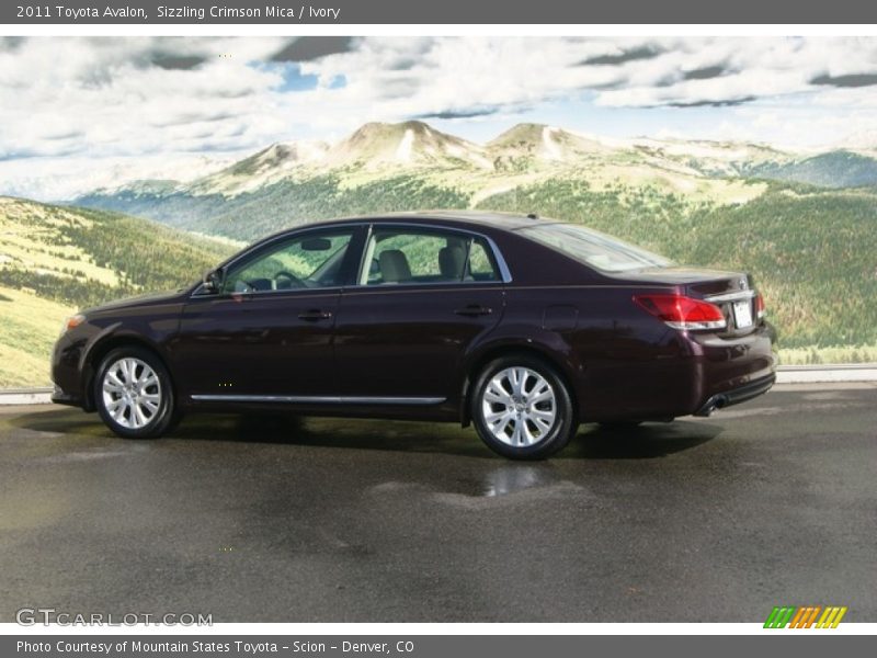 Sizzling Crimson Mica / Ivory 2011 Toyota Avalon