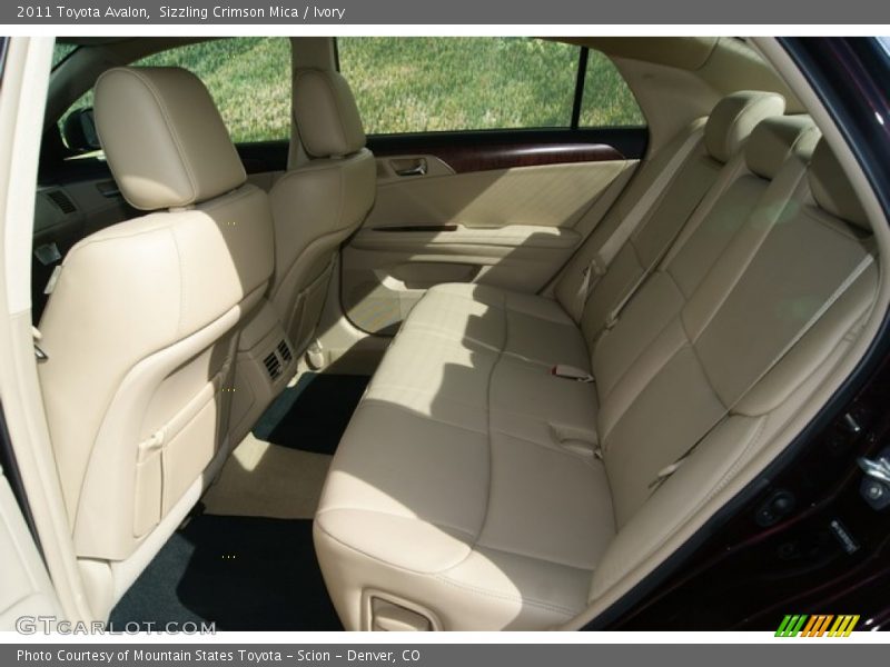 Sizzling Crimson Mica / Ivory 2011 Toyota Avalon