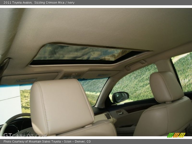 Sizzling Crimson Mica / Ivory 2011 Toyota Avalon