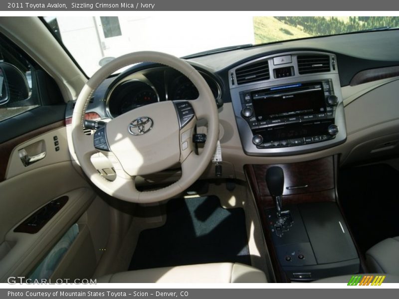 Sizzling Crimson Mica / Ivory 2011 Toyota Avalon
