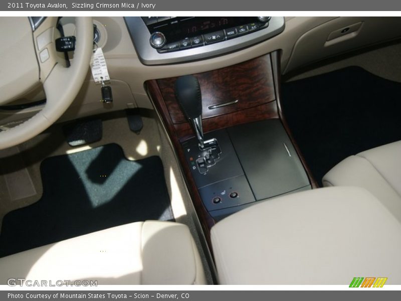 Sizzling Crimson Mica / Ivory 2011 Toyota Avalon