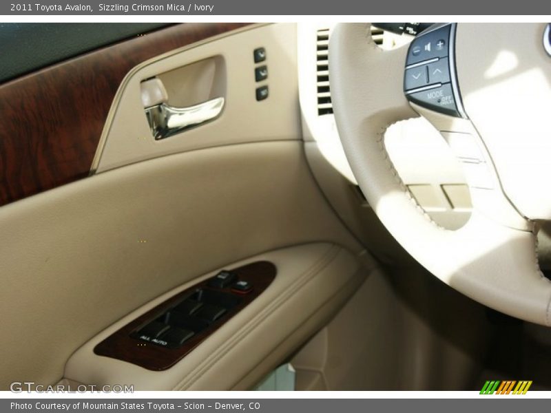 Sizzling Crimson Mica / Ivory 2011 Toyota Avalon