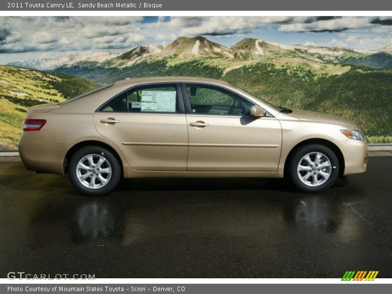 Sandy Beach Metallic / Bisque 2011 Toyota Camry LE