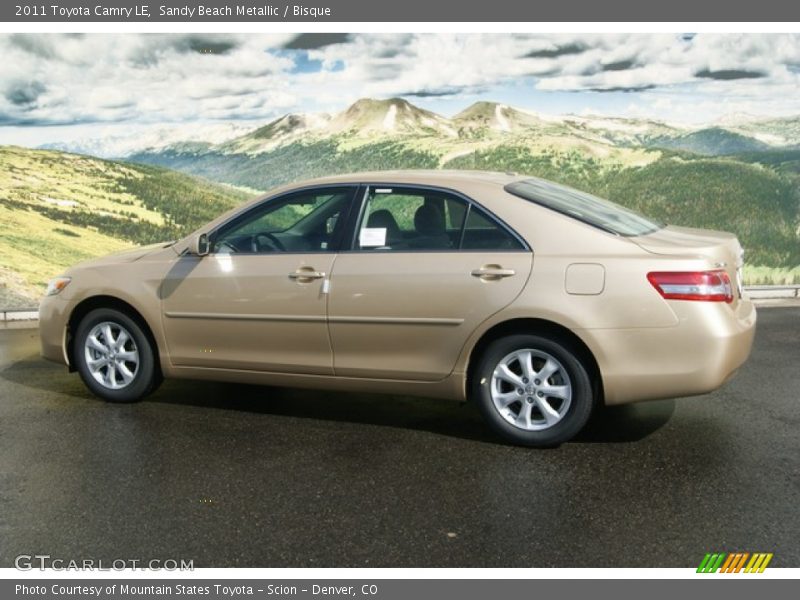 Sandy Beach Metallic / Bisque 2011 Toyota Camry LE