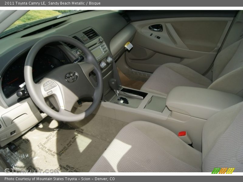Sandy Beach Metallic / Bisque 2011 Toyota Camry LE