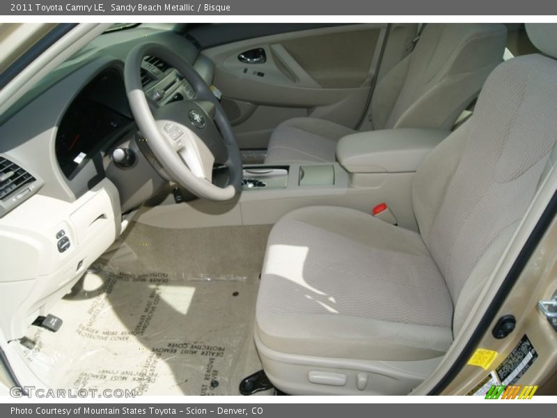 Sandy Beach Metallic / Bisque 2011 Toyota Camry LE