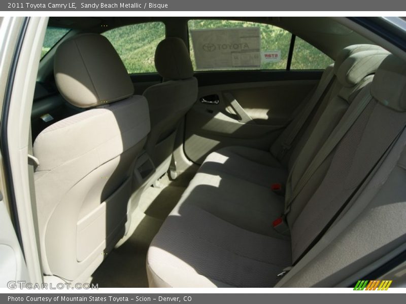Sandy Beach Metallic / Bisque 2011 Toyota Camry LE