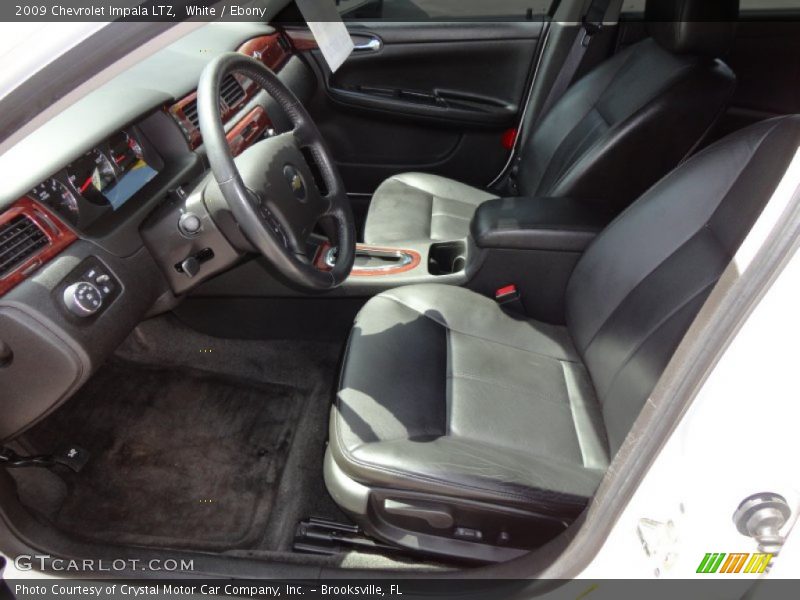 White / Ebony 2009 Chevrolet Impala LTZ