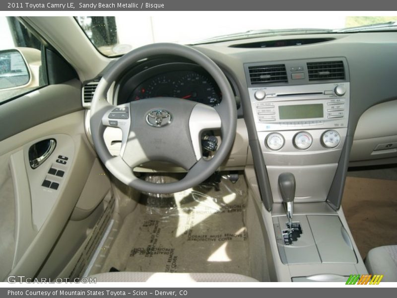 Sandy Beach Metallic / Bisque 2011 Toyota Camry LE