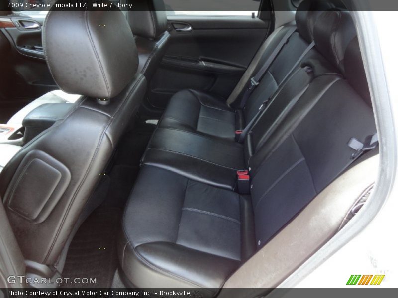 White / Ebony 2009 Chevrolet Impala LTZ