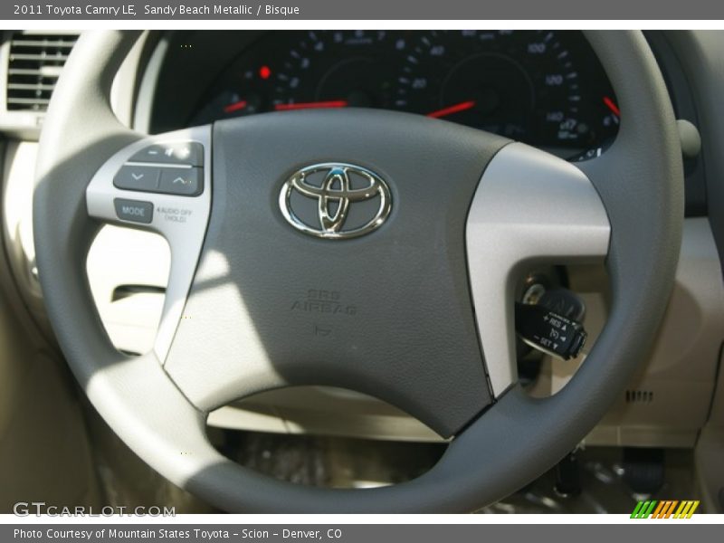 Sandy Beach Metallic / Bisque 2011 Toyota Camry LE