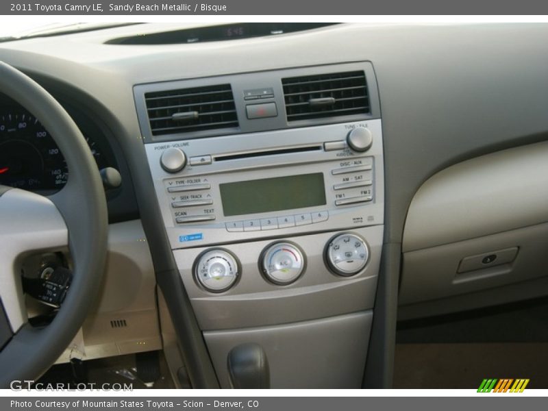 Sandy Beach Metallic / Bisque 2011 Toyota Camry LE