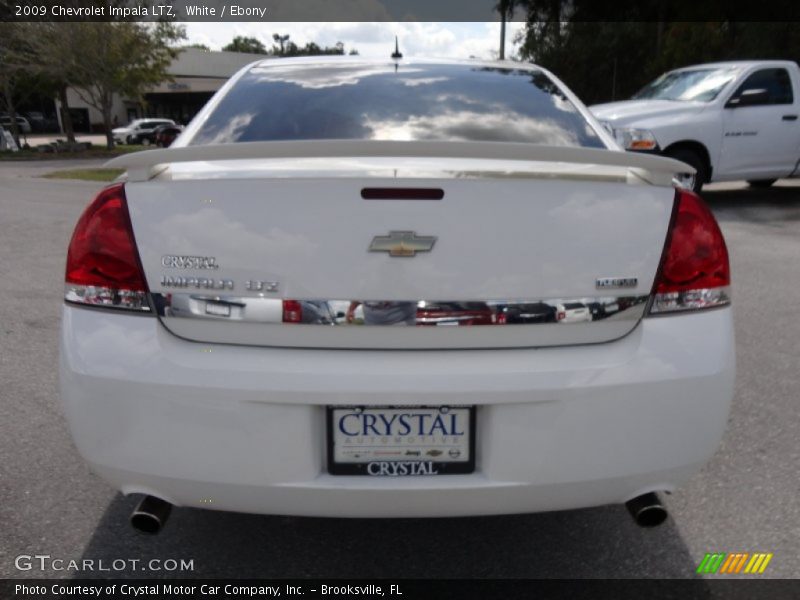 White / Ebony 2009 Chevrolet Impala LTZ