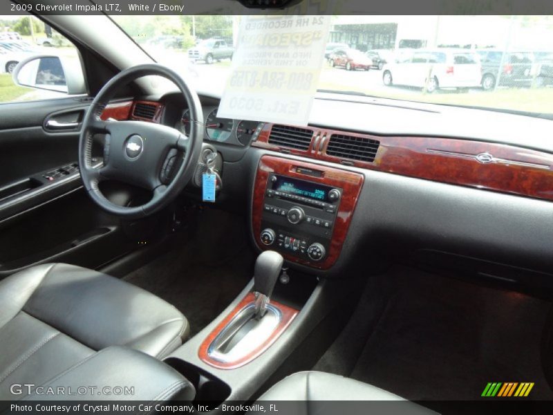 White / Ebony 2009 Chevrolet Impala LTZ