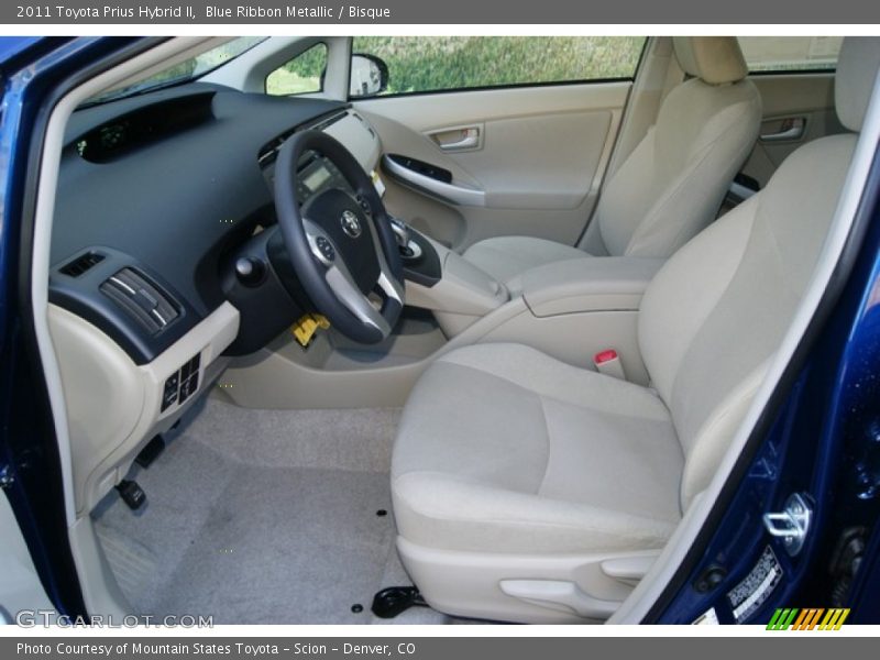 Blue Ribbon Metallic / Bisque 2011 Toyota Prius Hybrid II
