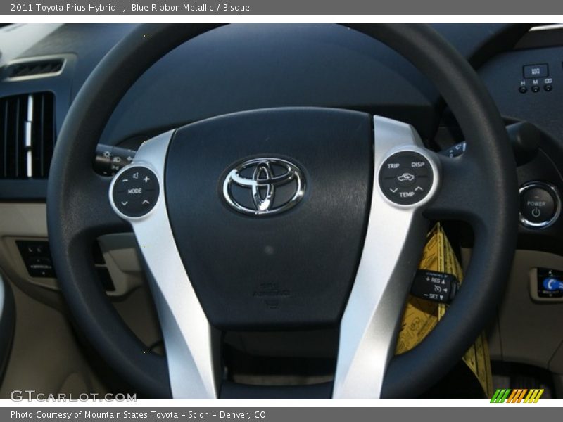 Blue Ribbon Metallic / Bisque 2011 Toyota Prius Hybrid II