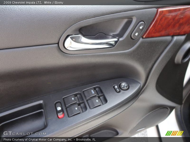 White / Ebony 2009 Chevrolet Impala LTZ