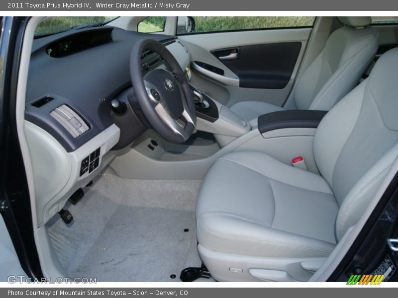 Winter Gray Metallic / Misty Gray 2011 Toyota Prius Hybrid IV
