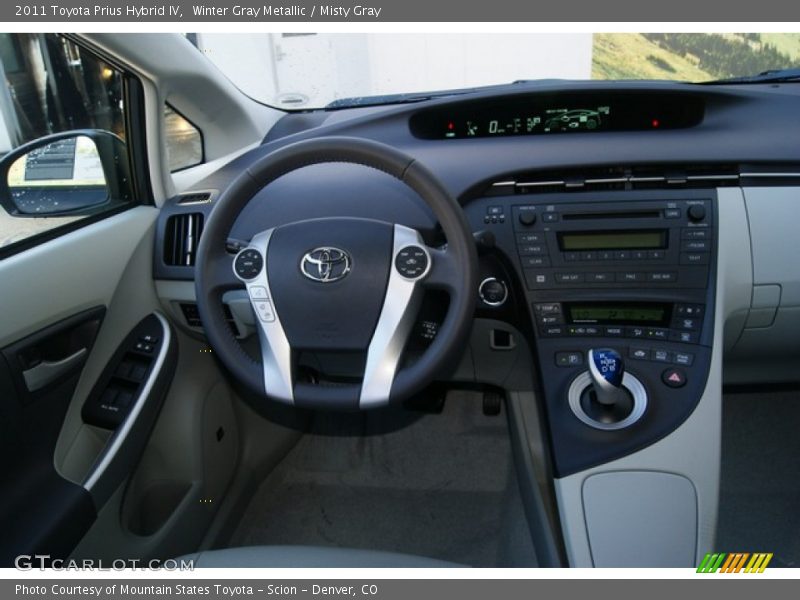 Winter Gray Metallic / Misty Gray 2011 Toyota Prius Hybrid IV