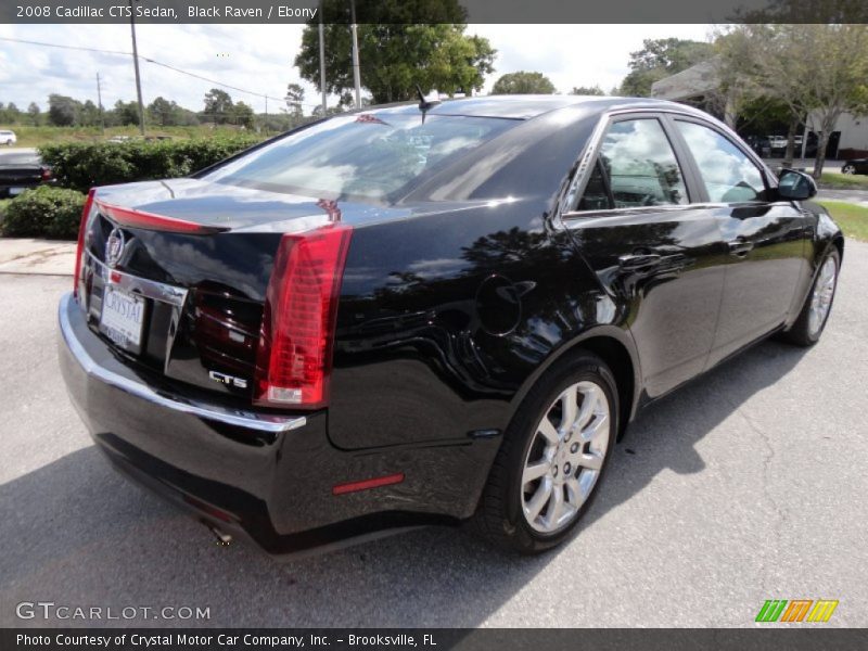 Black Raven / Ebony 2008 Cadillac CTS Sedan