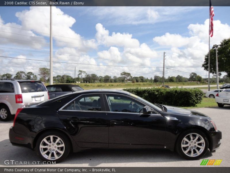 Black Raven / Ebony 2008 Cadillac CTS Sedan