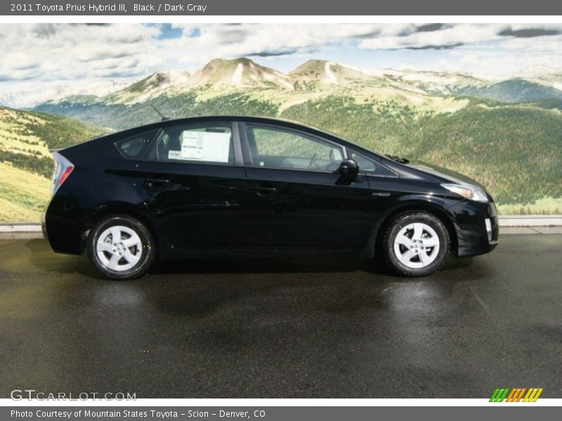 Black / Dark Gray 2011 Toyota Prius Hybrid III