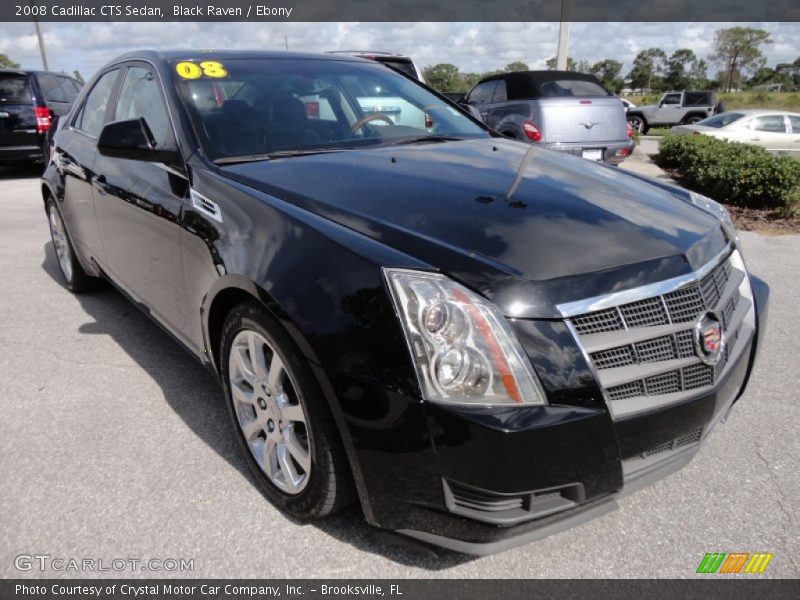 Black Raven / Ebony 2008 Cadillac CTS Sedan