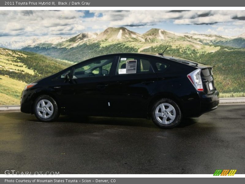 Black / Dark Gray 2011 Toyota Prius Hybrid III