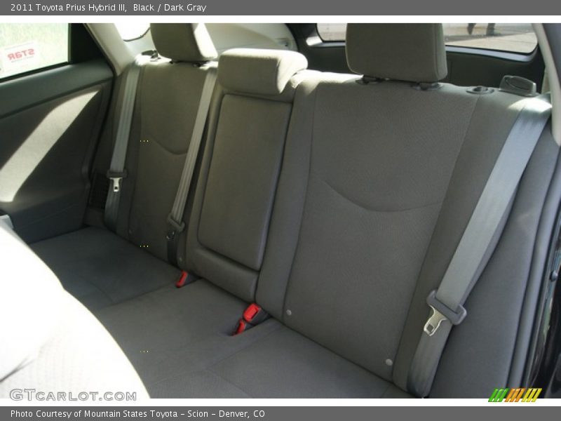 Black / Dark Gray 2011 Toyota Prius Hybrid III
