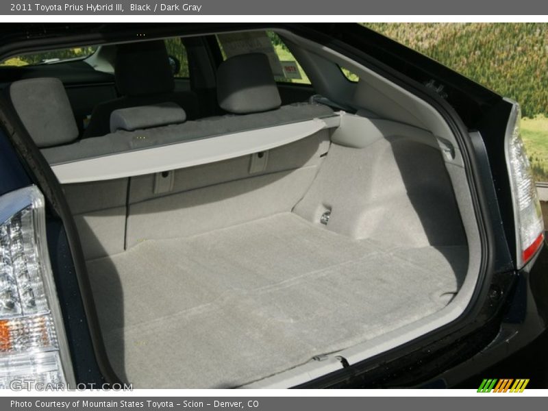 Black / Dark Gray 2011 Toyota Prius Hybrid III