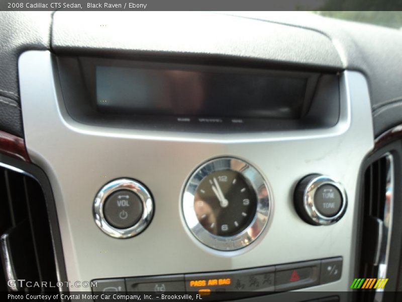Black Raven / Ebony 2008 Cadillac CTS Sedan