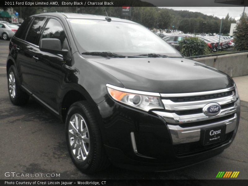 Ebony Black / Charcoal Black 2011 Ford Edge Limited AWD