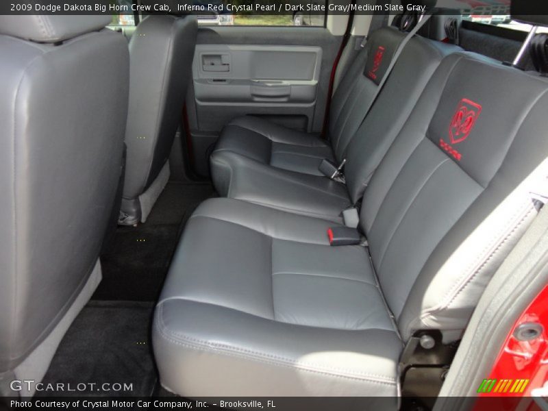 Inferno Red Crystal Pearl / Dark Slate Gray/Medium Slate Gray 2009 Dodge Dakota Big Horn Crew Cab