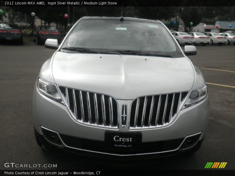 Ingot Silver Metallic / Medium Light Stone 2012 Lincoln MKX AWD
