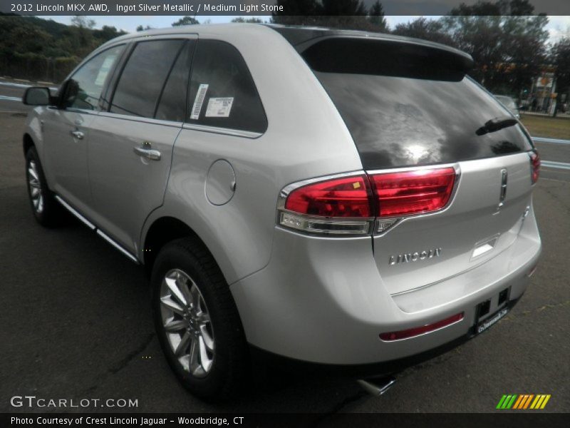 Ingot Silver Metallic / Medium Light Stone 2012 Lincoln MKX AWD