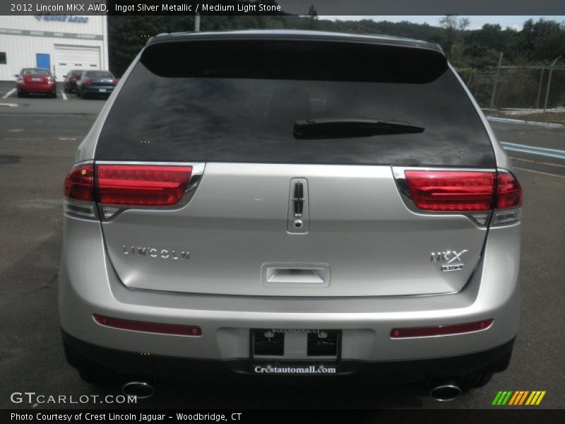 Ingot Silver Metallic / Medium Light Stone 2012 Lincoln MKX AWD